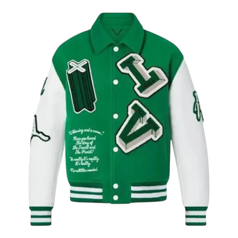 "LV" College Jacke Green