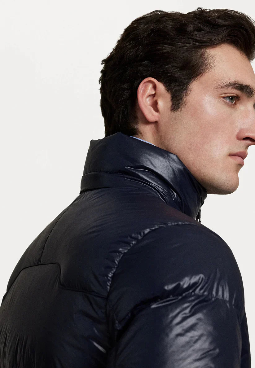 "RL" Shiny Puffer Blue